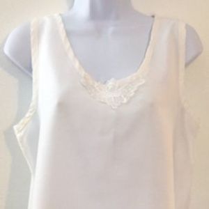 🌺 NINON de Lenclos Sleeveless Blouse Tank Top